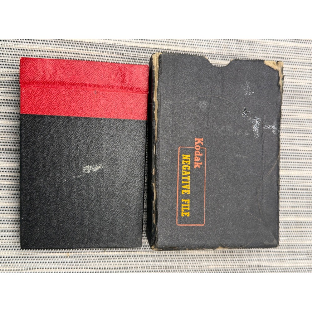 Vintage Kodak Negative File 2.25x3.25 6x9cm Folio with Slipcase‎ 100 Capacity